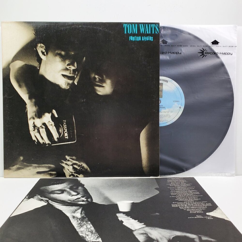 Tom Waits Foreign Affairs Vinyl Record 7E-1117 1977 Asylum Stereo 1st Press